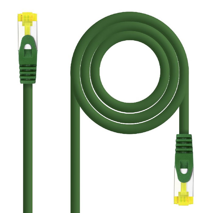 Nanocable Cable de Red Cat6a SFTP AWG26 25cm Verde